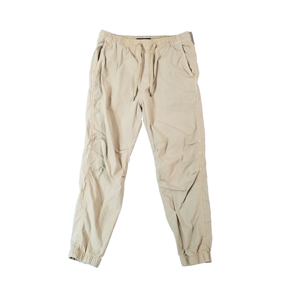 American Eagle jogger pants men's small beige lightweight flex stretch preppy - Picture 1 of 11